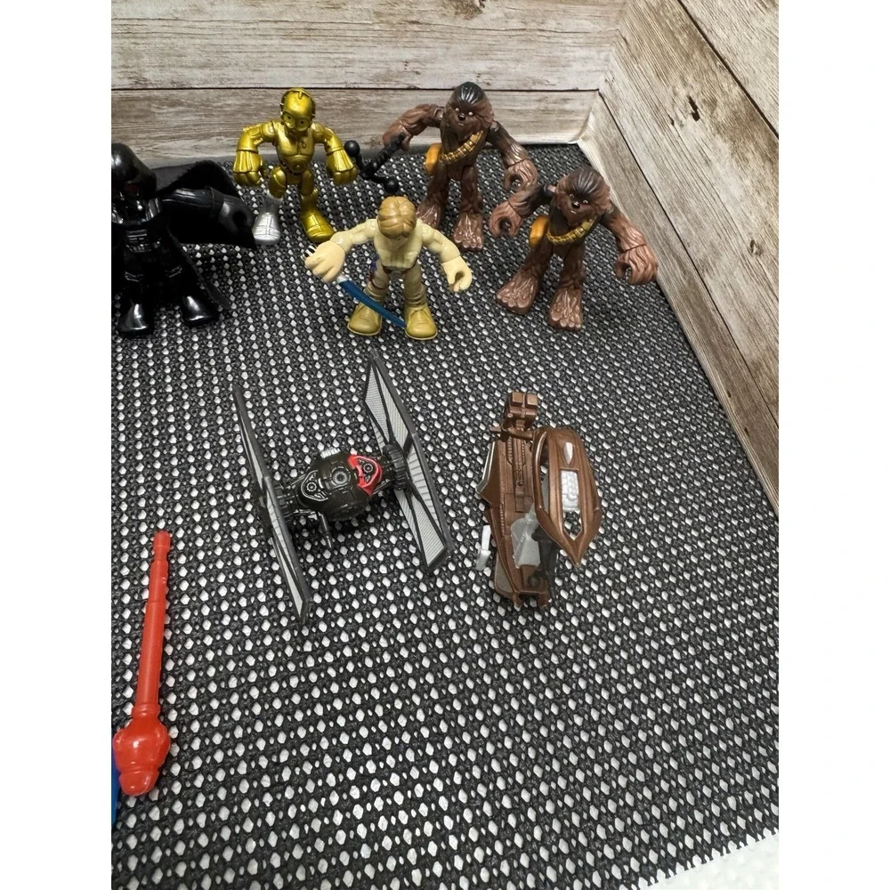 Star Wars Galactic Heroes Mix Lot of 25 Pc‎ Figures Hasbro Darth Vader Chewbacca